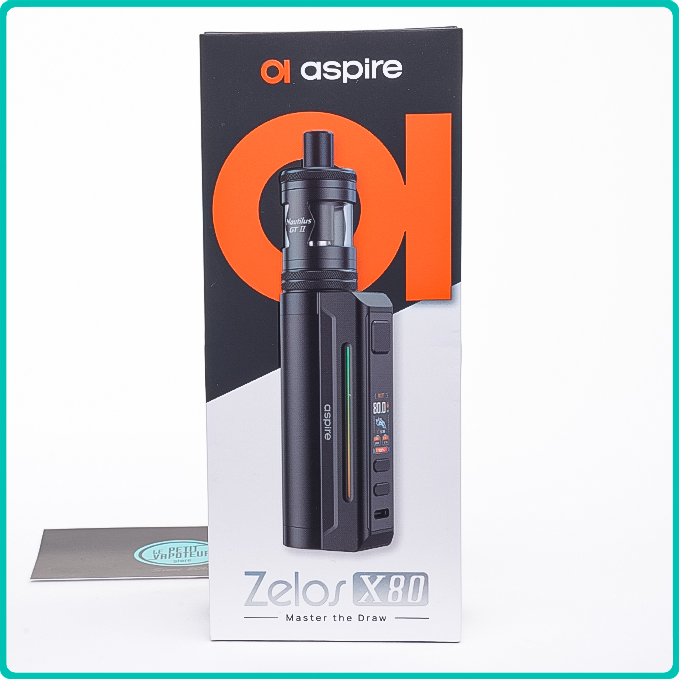 Packaging du Kit Zelos X80 Aspire